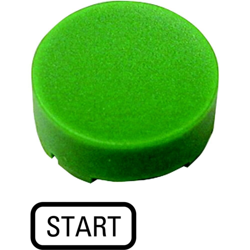 EATON INDUSTRIES - Capsula verde in rilievo START M22-XDH-G-GB1 CAL PULS OPAC SPOR VERDE.