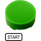 EATON INDUSTRIES - Capsula verde in rilievo START M22-XDH-G-GB1 CAL PULS OPAC SPOR VERDE.