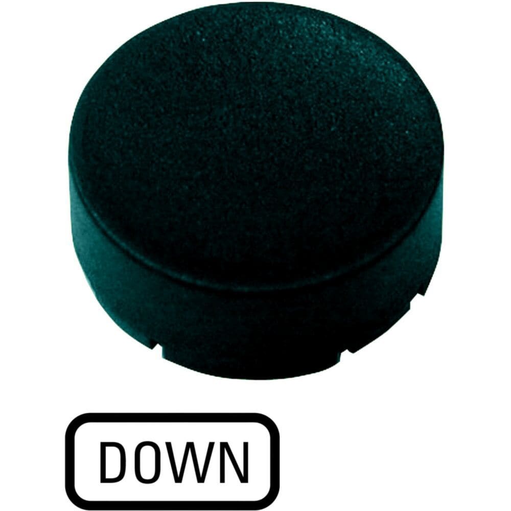 EATON INDUSTRIES - Capsula nero in rilievo DOWN M22-XDH-S-GB4 CAL PULS OPAC SPORG NERO.