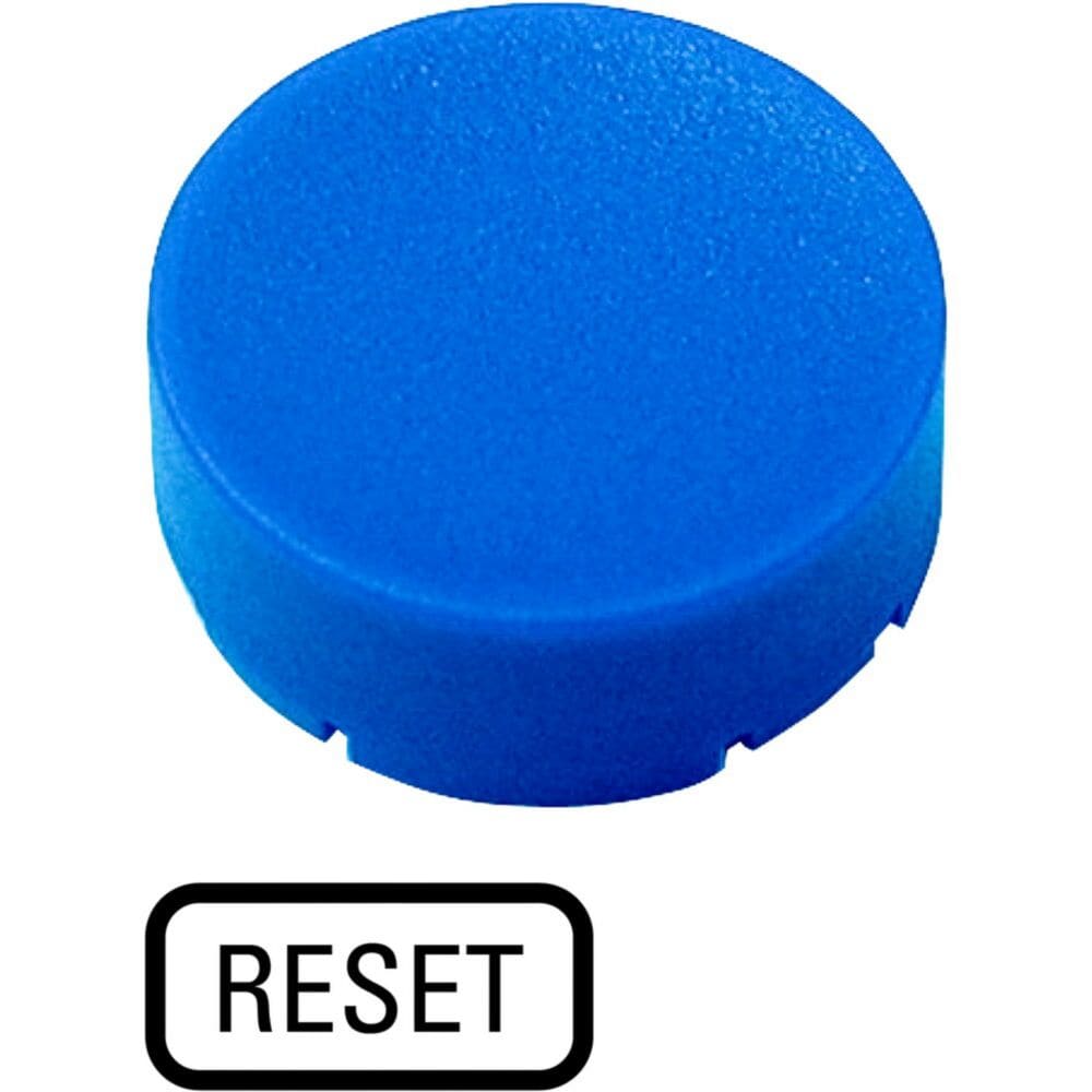EATON INDUSTRIES - Capsula blu in rilievo RESET M22-XDH-B-GB14 CAL PULS OPAC SPORG.