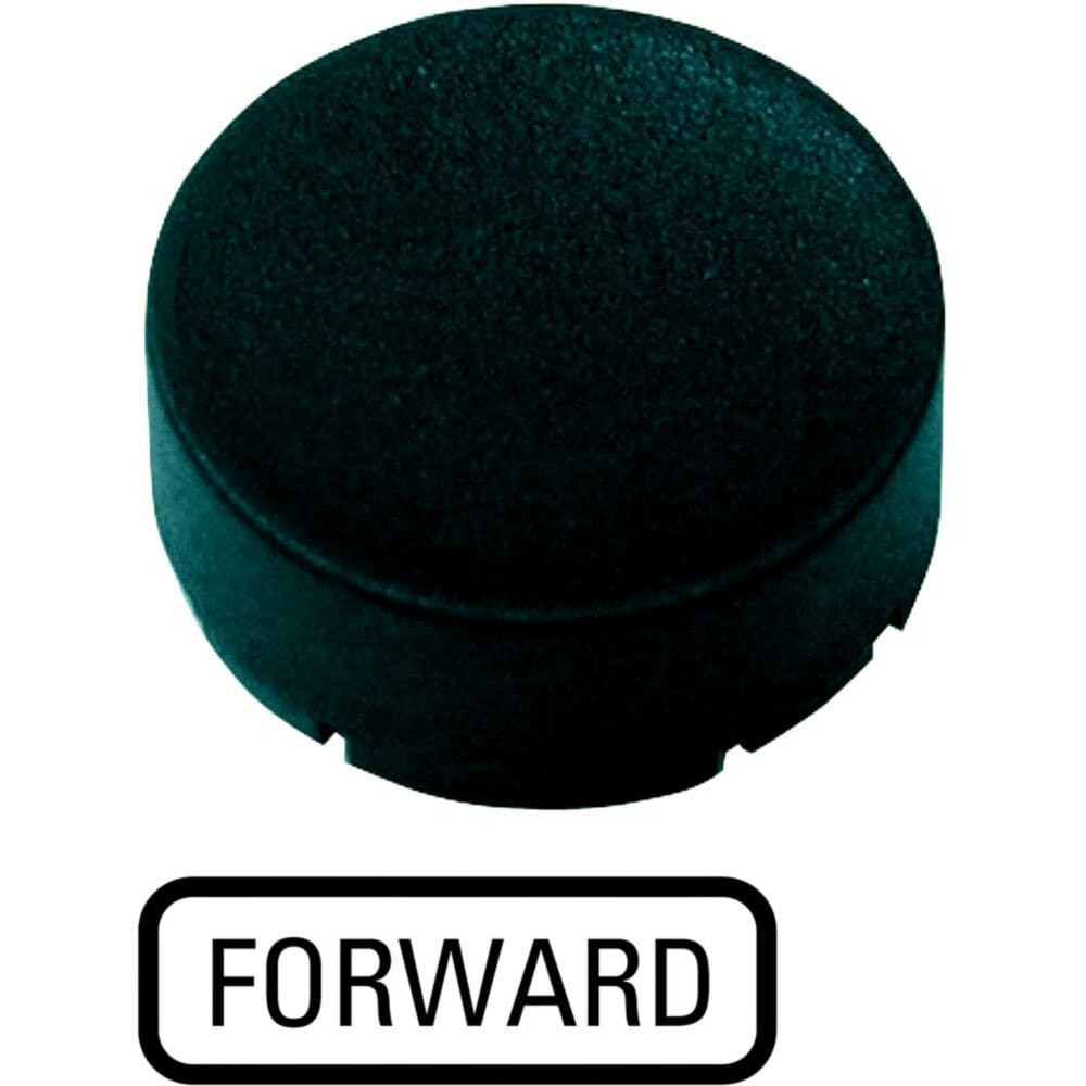 EATON INDUSTRIES - Capsula nero in rilievo FORWARD M22-XDH-S-GB15 CAL PULS OPAC SPOR NERO T.