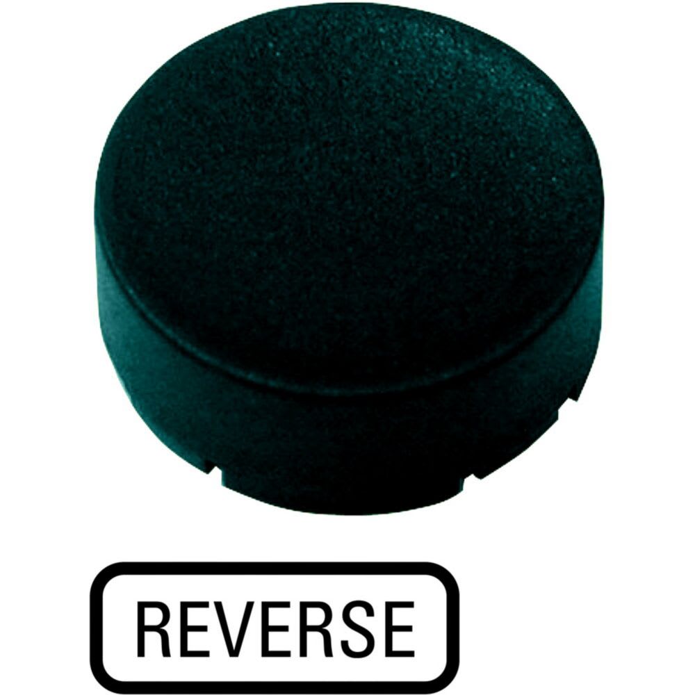EATON INDUSTRIES - Capsula nero in rilievo REVERSE M22 XDH S GB16 CAL PULS OPAC SPOR NERO T.