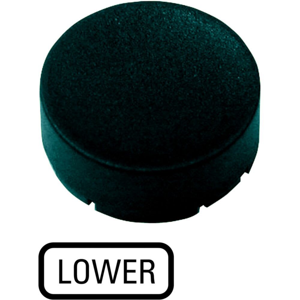 EATON INDUSTRIES - Capsula nero in rilievo M22 XDHS GB18 cal puls opac spor nero.