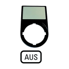 EATON INDUSTRIES - Supporto etichetta OFF M22S-ST-D5 PORTAET.COMPL.30X50MM N.