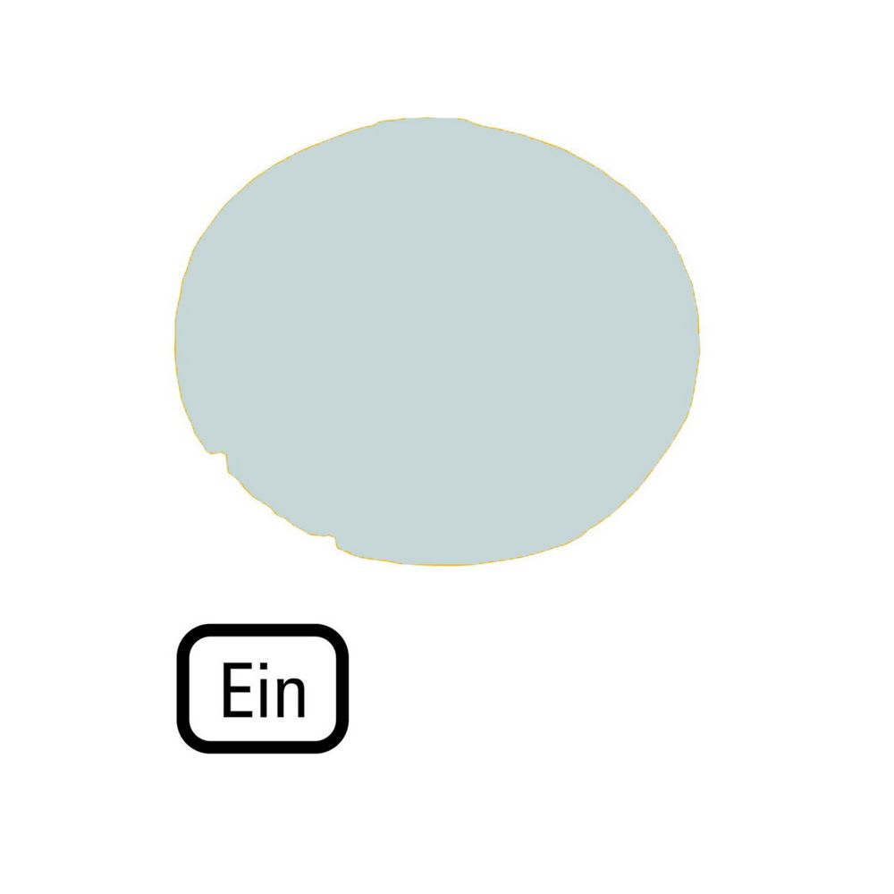 EATON INDUSTRIES - Lente per pulsante piatta bianca EIN M22-XDL-W-D6 CAL PULS LUM.