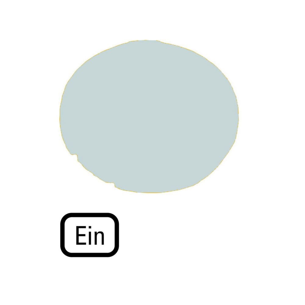 EATON INDUSTRIES - Lente per pulsante piatta bianca EIN M22-XDL-W-D6 CAL PULS LUM.