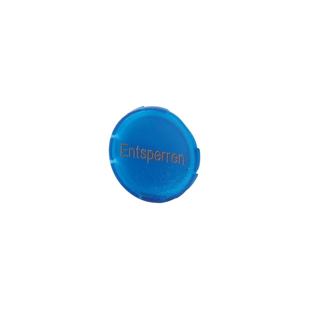 EATON INDUSTRIES - Lente per pulsante, blu, piatto, release, m22-xdl-b-d14 cal lum tes.