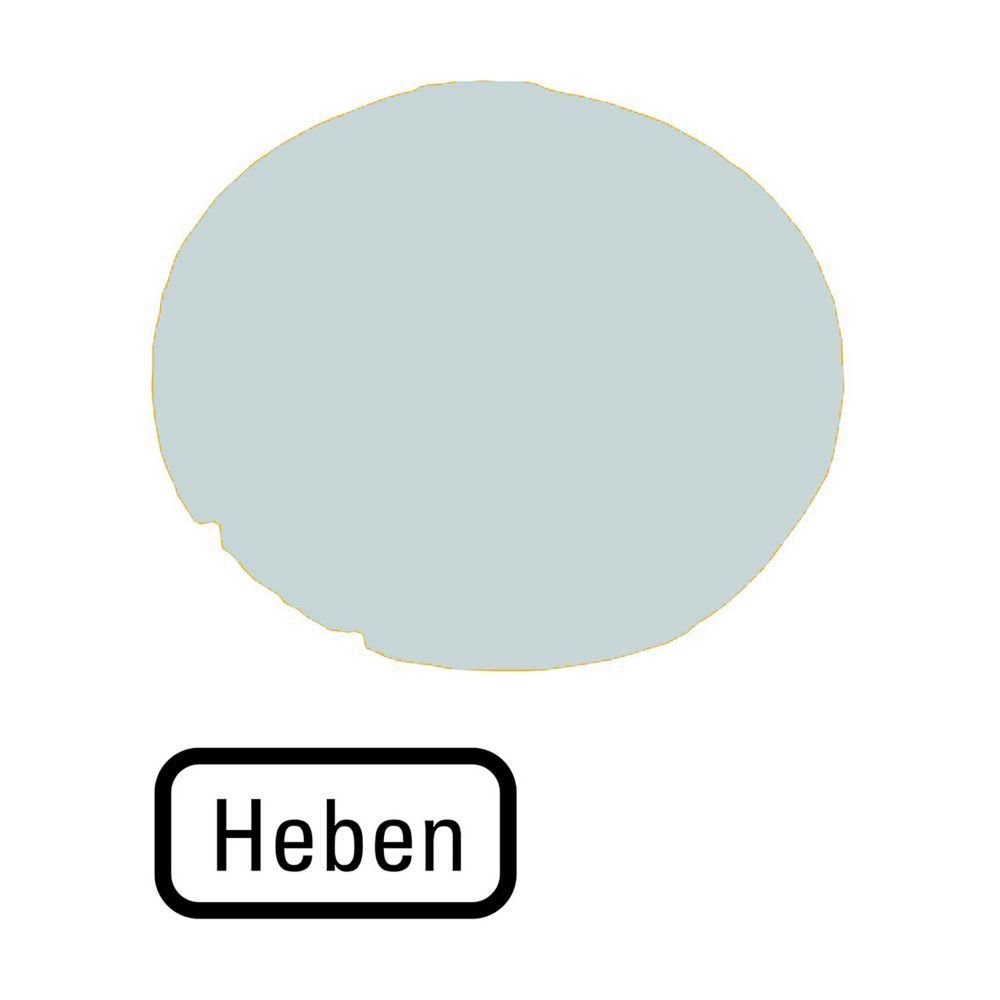 EATON INDUSTRIES - Lente per pulsante piatta bianca sporgente M22-XDL-W-D17 CAL PULS LUM.