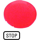 EATON INDUSTRIES - Lente per pulsante, rosso piatto, STOP M22-XDL-R-GB0 CAL PULS LUM PIATT ROSSO T.