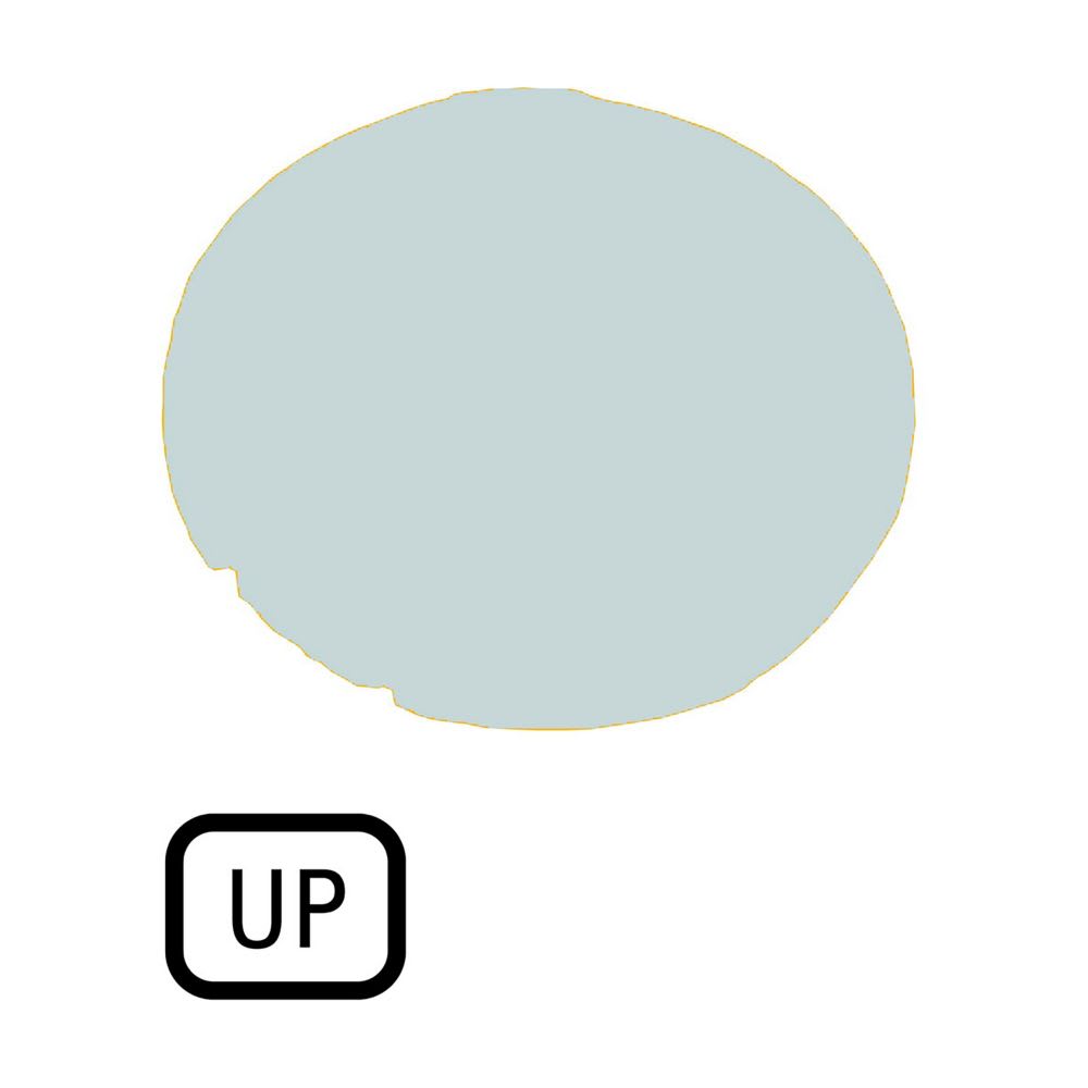 EATON INDUSTRIES - Lente per pulsante piatta bianca UP M22-XDL-W-GB3 CAL PULS LUM.