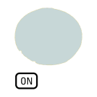 EATON INDUSTRIES - Lente per pulsante piatta bianca ON M22-XDL-W-GB6 CAL PULS LUM.
