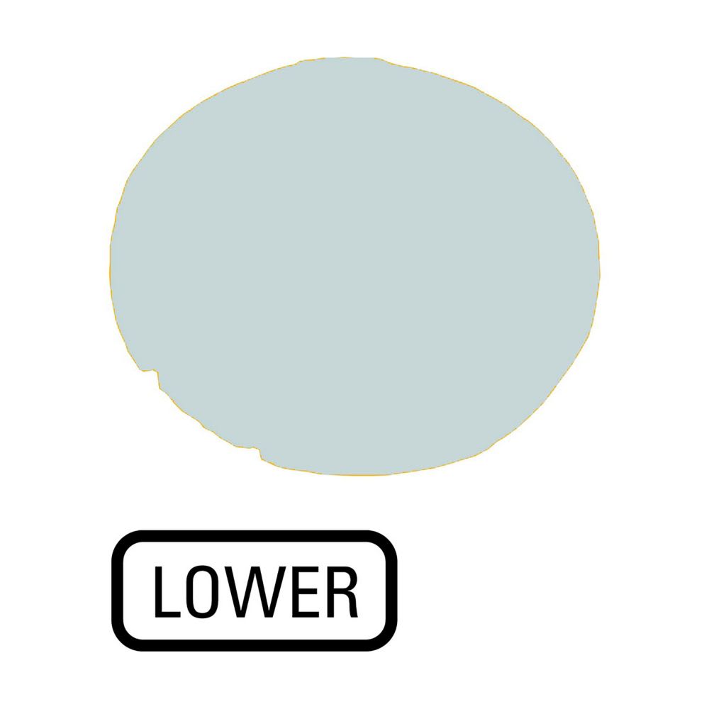 EATON INDUSTRIES - Lente per pulsante piatta bianca lower m22 xdl w gb18 cal lum.