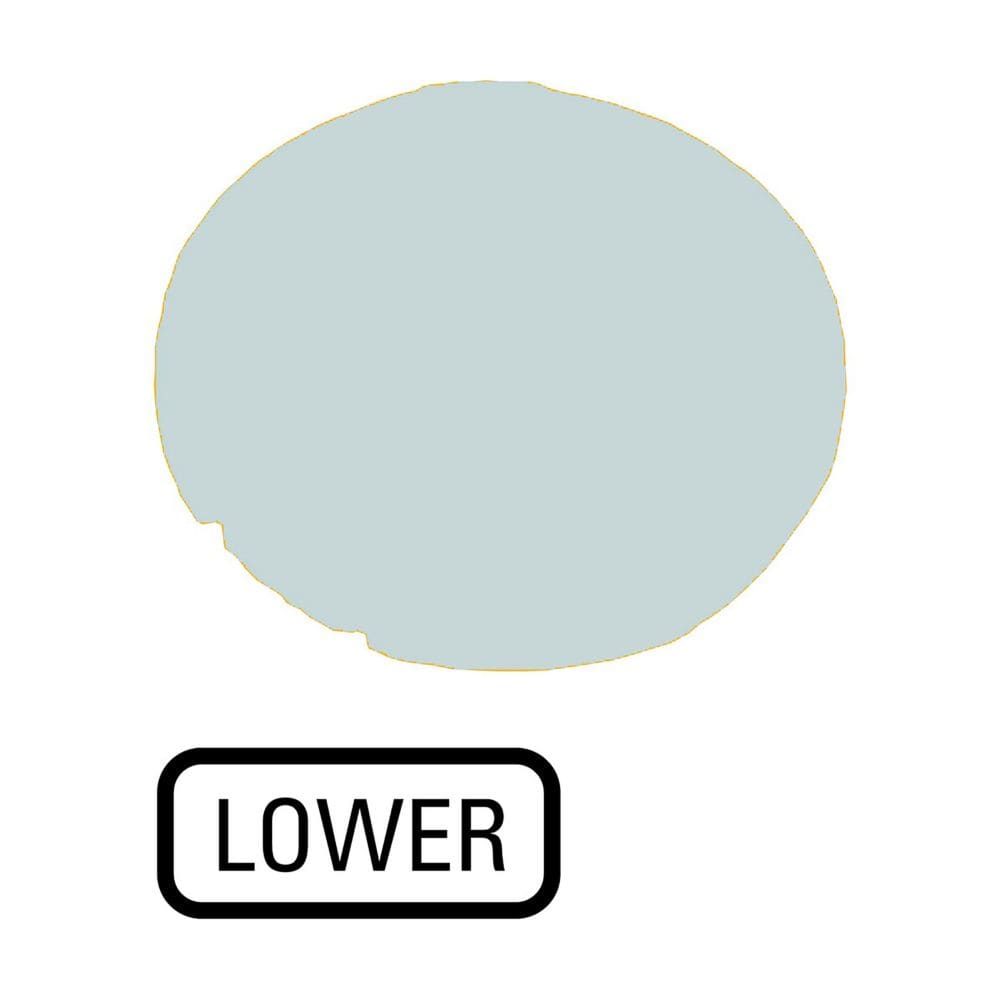 EATON INDUSTRIES - Lente per pulsante piatta bianca lower m22 xdl w gb18 cal lum.