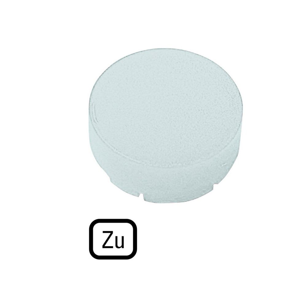 EATON INDUSTRIES - Lente per pulsante, bianco in rilievo, TO M22-XDLH-W-D2 CAL PULS LUM SPOR BIAN TES.