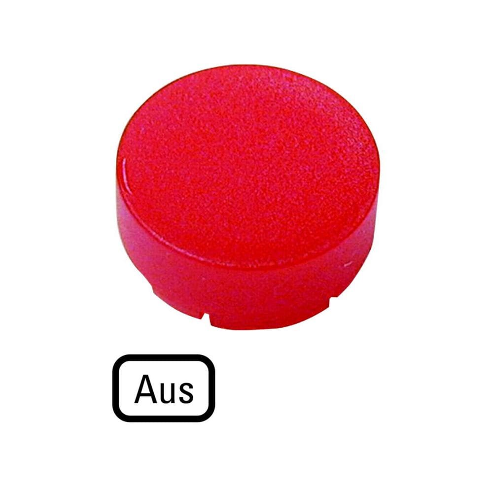EATON INDUSTRIES - Lente per pulsante rosso in rilievo AUS M22-XDLH-R-D5 CAL PULS LUM SPOR ROS TEST.