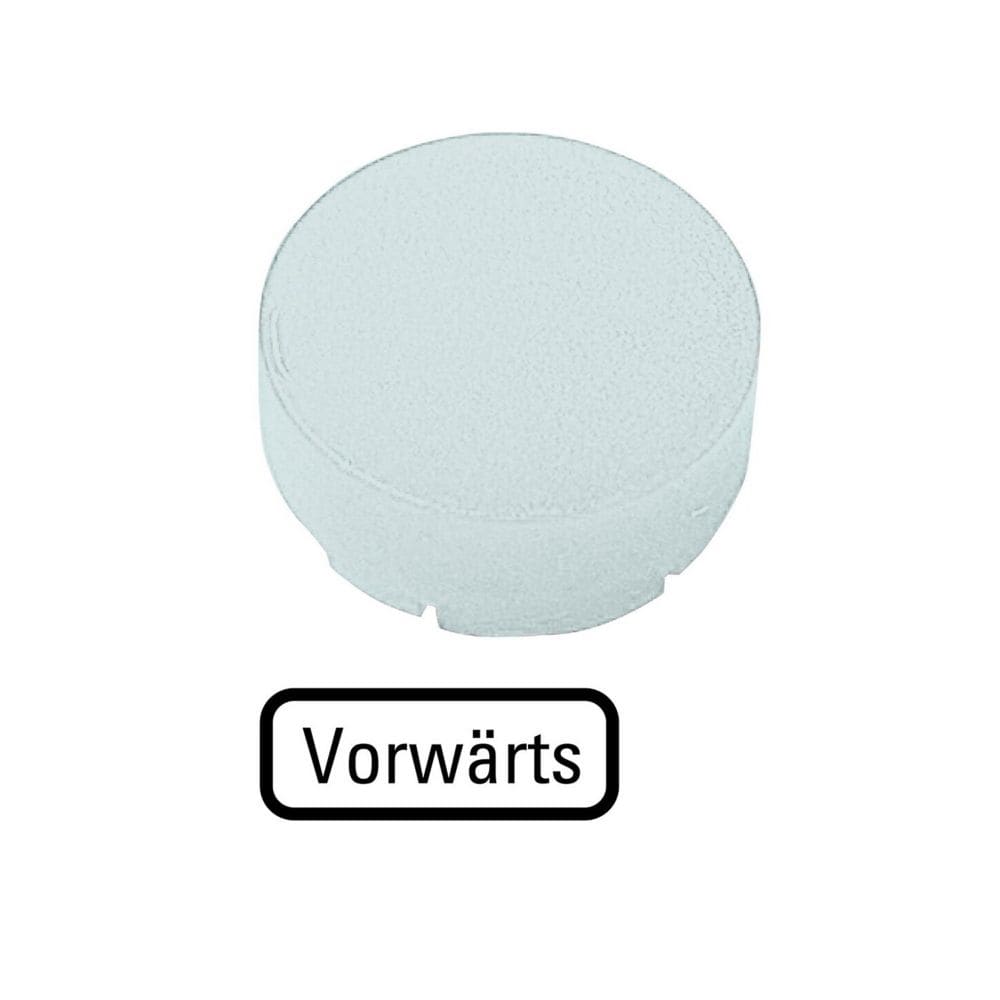 EATON INDUSTRIES - Lente per pulsante, bianco in rilievo, forwards, m22-xdlh-w-d15 cal lum spor bian te.