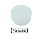 EATON INDUSTRIES - Lente per pulsante, bianco in rilievo, RÜCKWÄRTS M22-XDLH-W-D16 CAL PULS LUM SPOR BIAN TE.