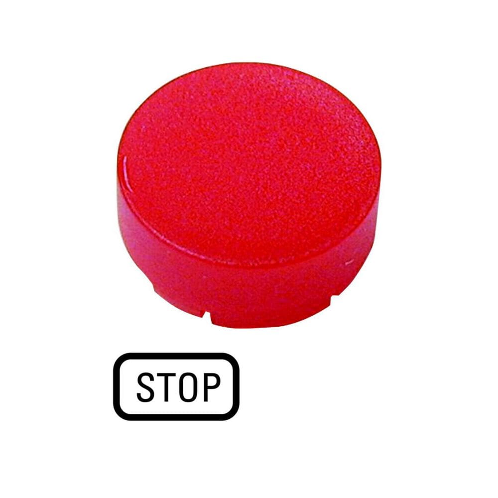 EATON INDUSTRIES - Lente per pulsante rosso in rilievo STOP M22-XDLH-R-GB0 CAL PULS LUM SPOR ROSSO.