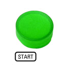 EATON INDUSTRIES - Lente per pulsante, verde in rilievo, tipo START M22-XDLH-G-GB1 CAL PULS LUM SPOR VERDE