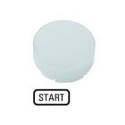 EATON INDUSTRIES - Lente per pulsante, bianco in rilievo, START M22-XDLH-W-GB1 CAL PULS LUM SPOR BIANC T.