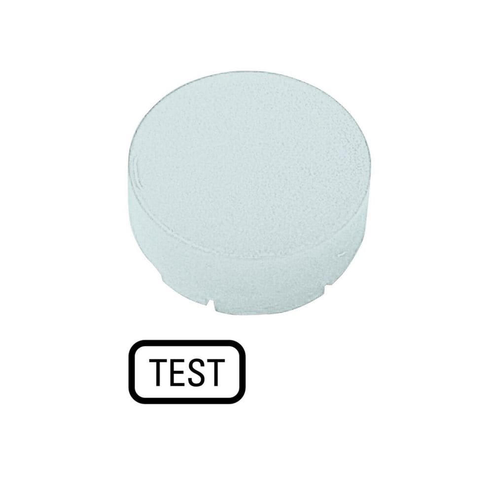 EATON INDUSTRIES - Lente per pulsante, bianco in rilievo, test M22-XDLH-W-GB9 cal puls lum spor bianc.