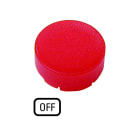 EATON INDUSTRIES - Lente per pulsante, rosso in rilievo, OFF M22-XDLH-R-GB5 CAL PULS LUM SPOR ROSSO T.