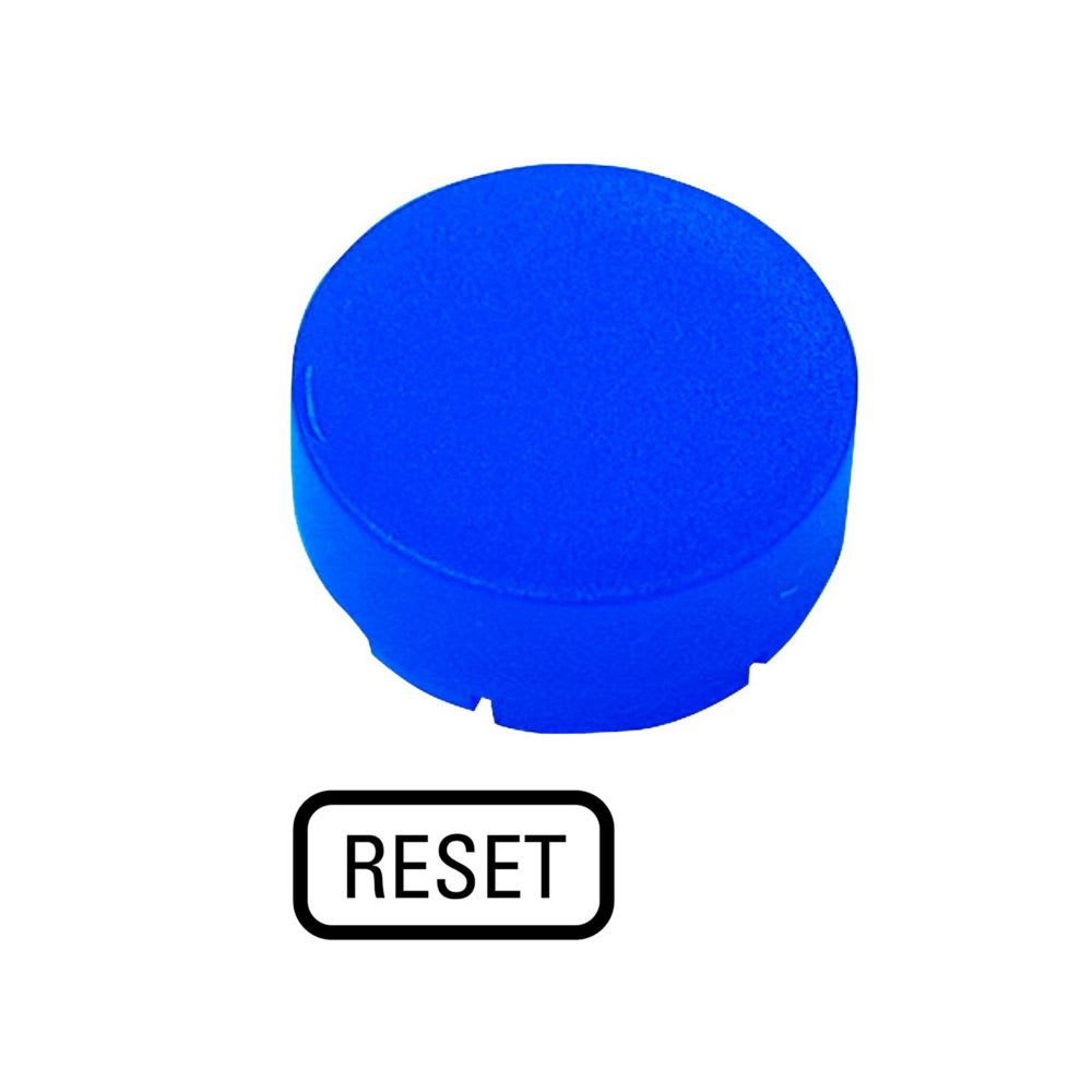 EATON INDUSTRIES - Lente per pulsante blu in rilievo RESET M22-XDLH-B-GB14 CAL PULS LUM SPORG