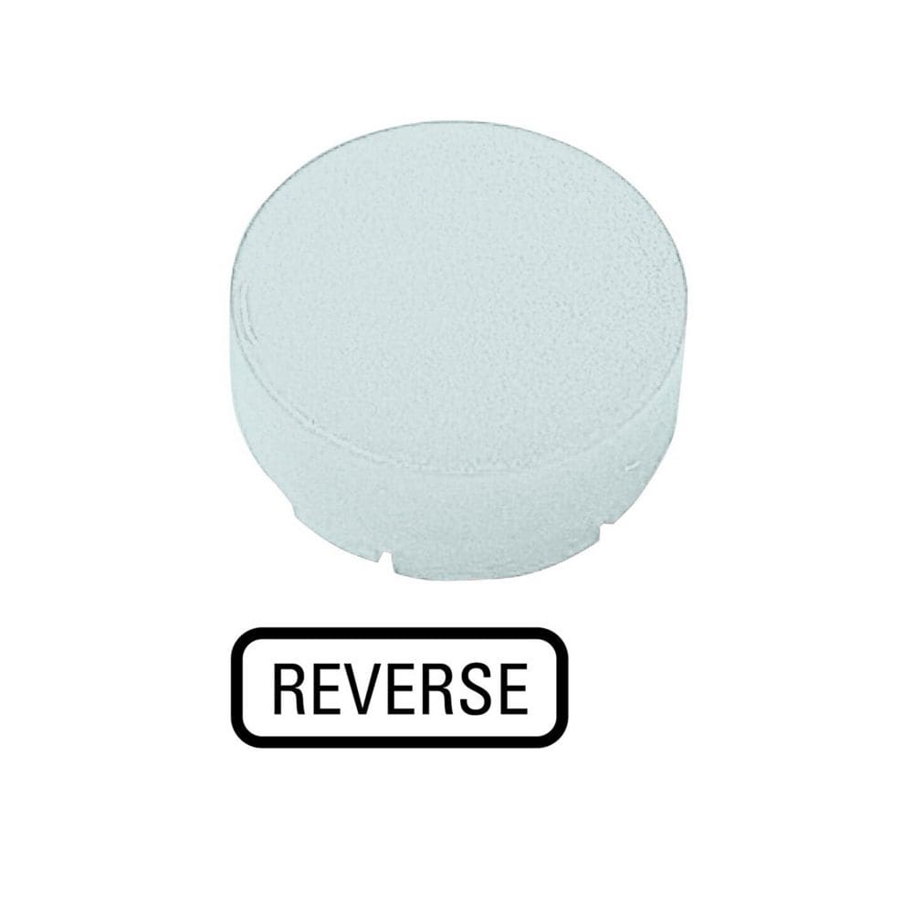EATON INDUSTRIES - Lente per pulsante, bianco in rilievo, REVERSE M22-XDLH-W-GB16 CAL PULS LUM SPO BIANC T.