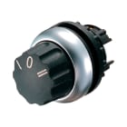 EATON INDUSTRIES - Interruttore di commutazione RMQ-Titan con testina rotante permanente 3 posizioni dicitura speciale Ghiera frontale colore titanio M22-WR3-* Selettore manopola 3 posizioni.