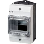 EATON INDUSTRIES - Custodia in materiale isolante con coperchio ribaltabile, dimensioni 160x100x80mm, modello CI-K2H-80-K.