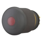 EATON INDUSTRIES - Pulsante arresto RMQ-Titan a fungo 38 mm illuminato con LED sblocco trazione nero giallo RAL 9005 M22S-PVL puls. em. nero illuminato sblocco trazione.