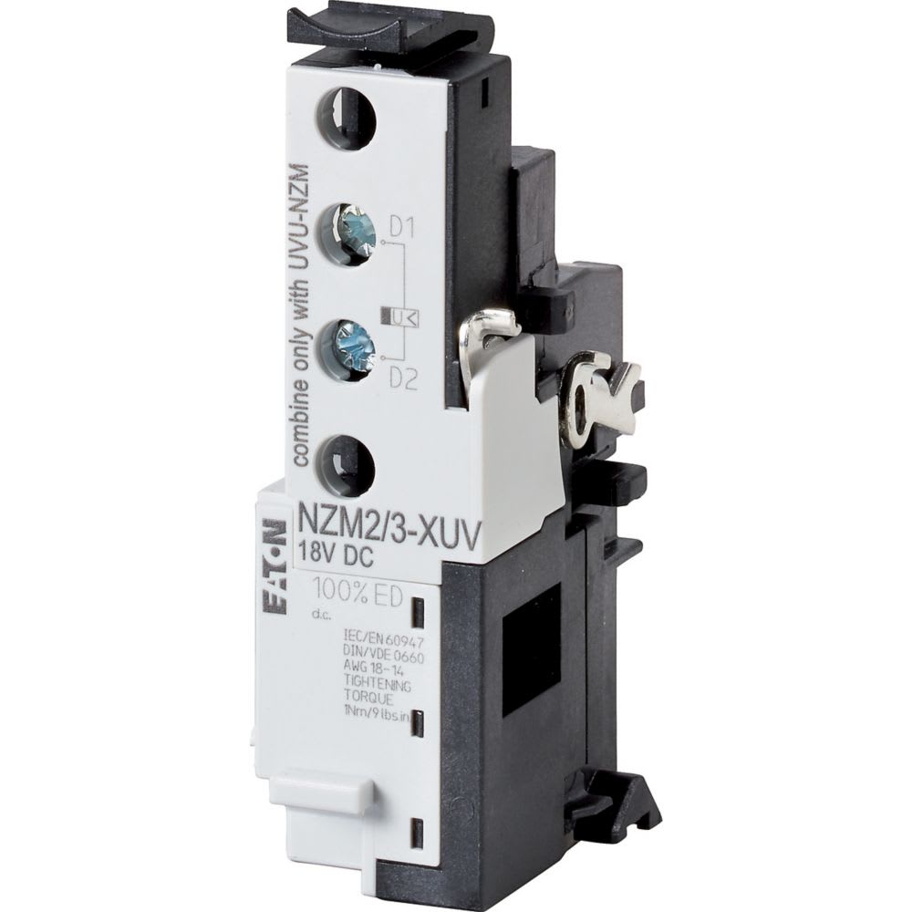 EATON INDUSTRIES - Sganciatore di minima tensione per dispositivo di ritardo NZM2/3-XUV speciale.