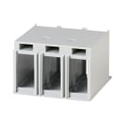 EATON INDUSTRIES - Coperchio per collegamento a vite, 3 poli, dimensione 1, NZM1-XKSA calotta coprimorsetti.