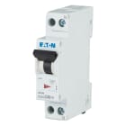EATON INDUSTRIES - Interruttore protettore, 40A, 1p+N, caratteristica: C, PLN4-C40/1N INT. MT 4,5KA 1MOD.