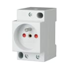 EATON INDUSTRIES - Presa Schuko 10/16A 250V CA con protezione integrata contro il contatto accidentale Z-SD230-BS PIN DI TERRA 16A.