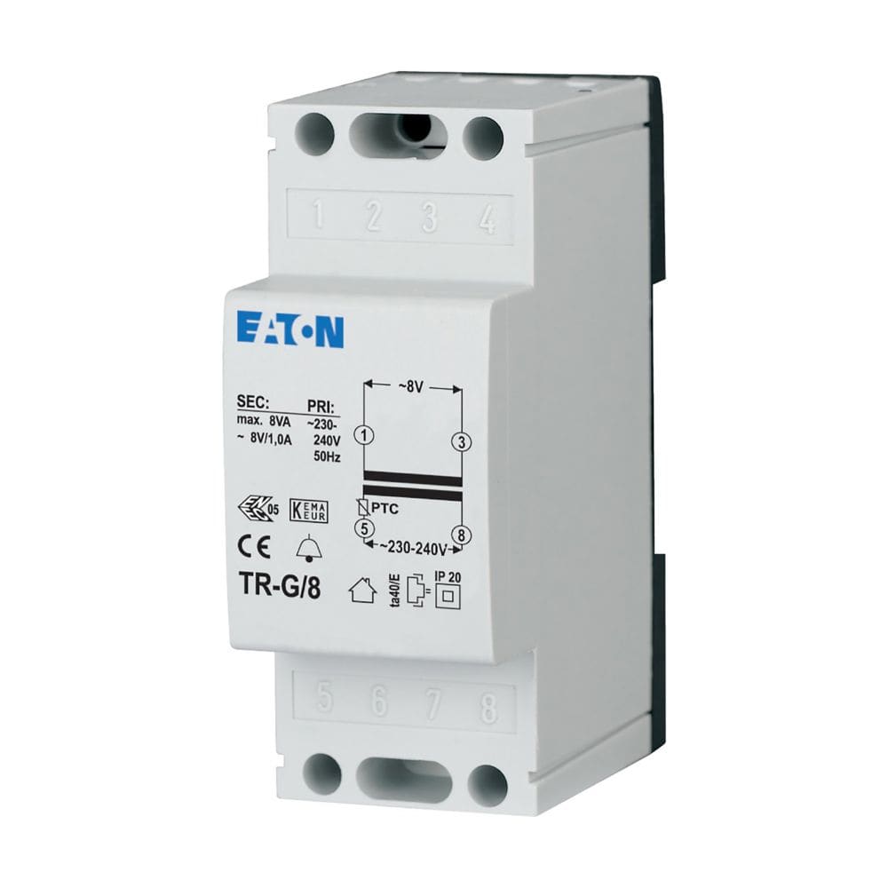 EATON INDUSTRIES - TR-G/8 TRAFO CAMPANELLI 8 VA 230/8 V