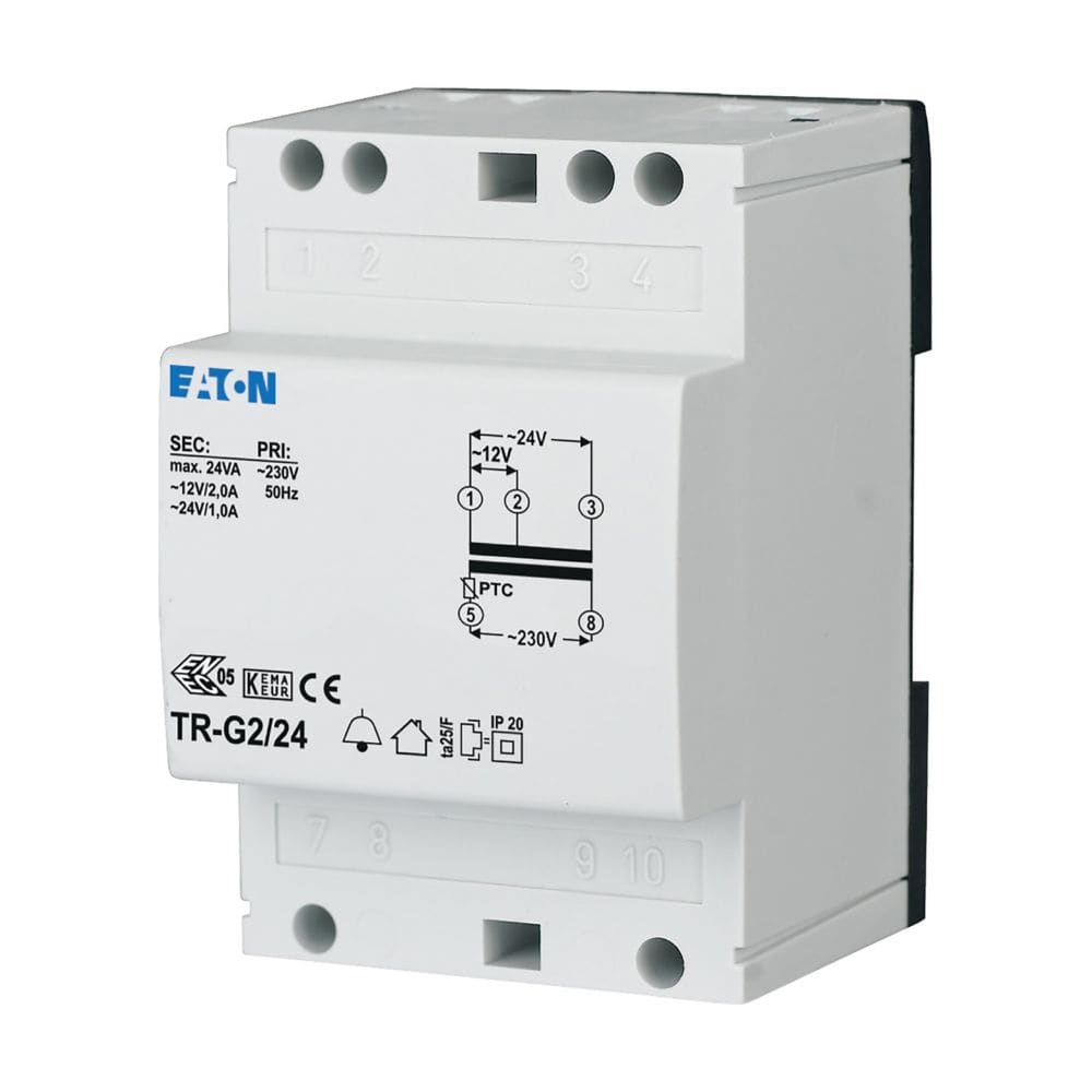 EATON INDUSTRIES - TR-G2/24 TRAFO CAMPANELLI 24 VA 230/12-2