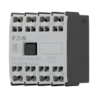 EATON INDUSTRIES - Modulo contatti ausiliari, 4 poli, Ith= 16 A, 1 NA, 1 NAA, 1 NC, 1 NCR, Fissaggio frontale, Morsetti a molla, DILMC40 - DILMC150 XHICV22 ANT2NA2NC MO. 278049