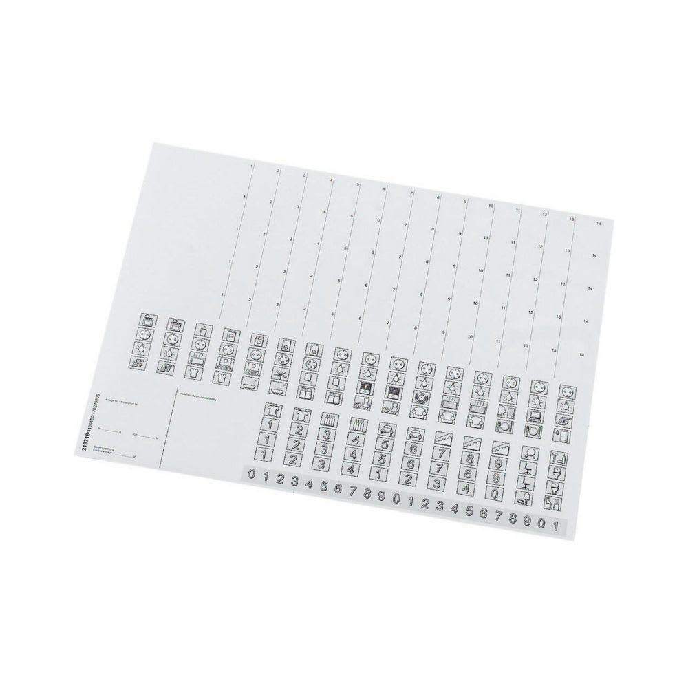 EATON INDUSTRIES - KLV-BSB Etichette Identificazione Circuiti Foglio Siglatura. 279268