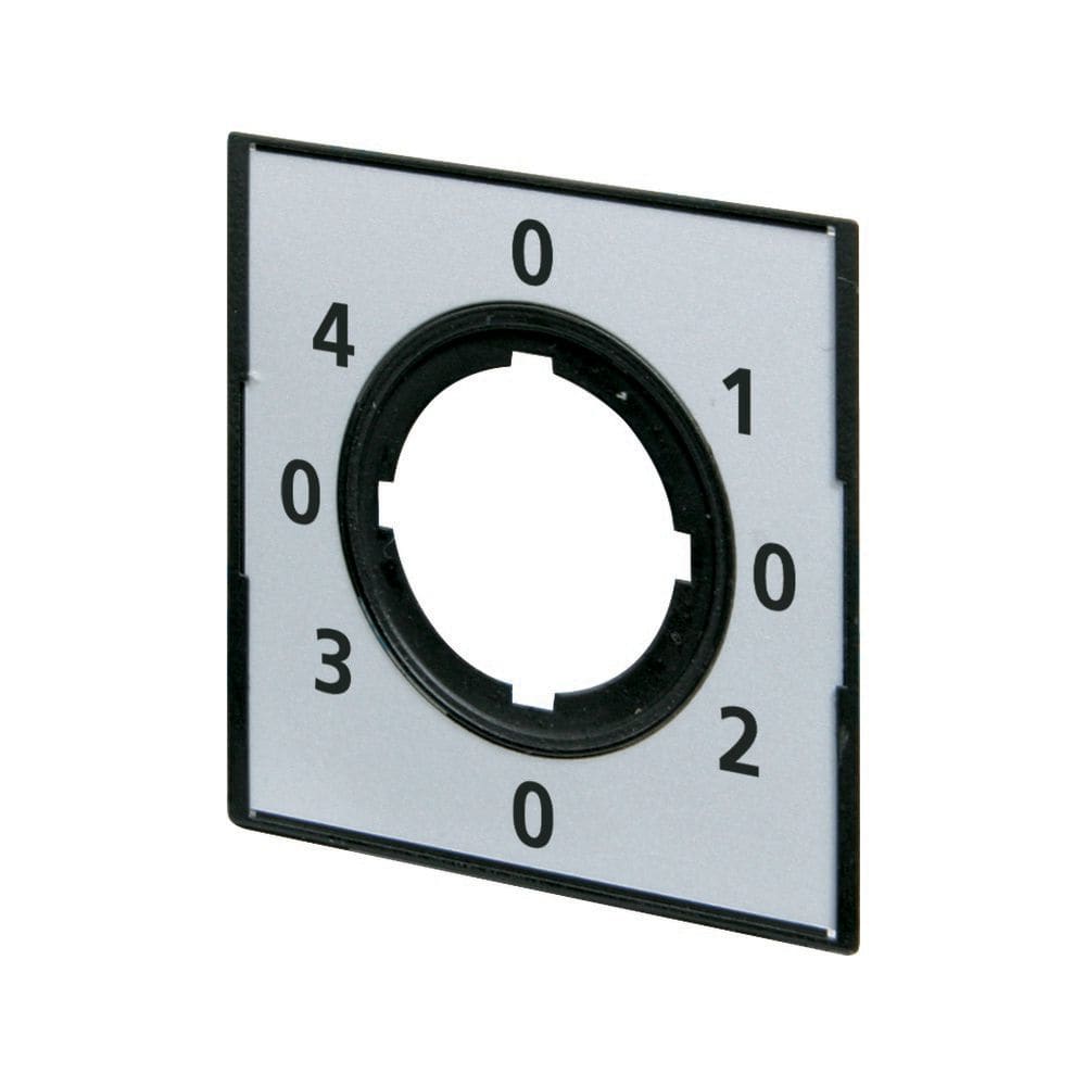 EATON INDUSTRIES - Targhetta per interruttore a 4 posizioni M22-XCK2 senza scritta per selezione.
