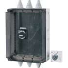 EATON INDUSTRIES - Custodia con comando remoto rinviato per NZM grandezza 2, in materiale isolante, dimensioni 500x375x225mm.