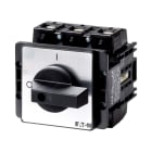 EATON INDUSTRIES - Interruttore P5-160/E 3P 160A ON/OFF, montaggio incasso, leva nera, targhetta frontale.