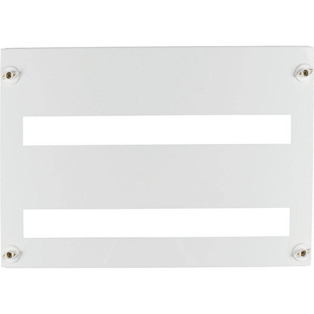 EATON INDUSTRIES - Panello asolato 2x24 piastra frontale apertura 45mm per 24 unita passo fila 2 file bianca.