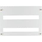 EATON INDUSTRIES - Panello asolato 2x24 piastra frontale apertura 45mm per 24 unita passo fila 2 file bianca.