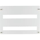 EATON INDUSTRIES - Piastra frontale apertura 45mm per 24 unita passo fila, 2++ file, bianca, PAN INTERNO per quadri 48 moduli fil.