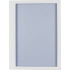 EATON INDUSTRIES - Porta incasso acciaio bianca trasparente 24 unità passo fila 5 file BFZ-UTT-5/120.