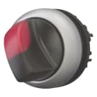 EATON INDUSTRIES - Selettore luminoso RMQ-Titan con maniglia permanente 2 posizioni rosso Ghiera frontale colore titanio M22-WLKV-R SEL A V LUM ROSSO