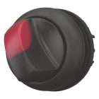 EATON INDUSTRIES - Selettore luminoso RMQ-Titan con maniglia permanente 2 posizioni rosso Ghiera frontale colore nero.
