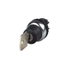 EATON INDUSTRIES - Attuatore con sblocco a chiave, ritentivo, adatto per sistemi gerarchici di chiavi, 3 posizioni, estraibilità della chiave: I, 0, II, ghiera frontale: M22-WRS3-SA(*)-*-A9 SEL CHIAVE 3POS SP P.