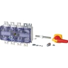 EATON INDUSTRIES - Sezionatore di potenza DMV 400A 3 poli con funzione di spegnimento di emergenza, maniglia rotativa rossa e anello di bloccaggio giallo, albero.